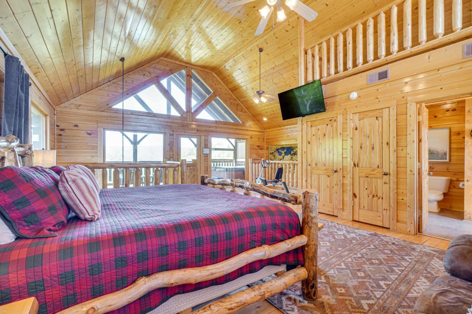 Mountain Dreams Cabin Hot Tub, Sauna And Views! Sevierville Exterior foto